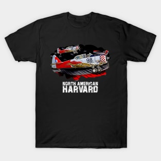 North American Harvard training aircraft T-Shirt